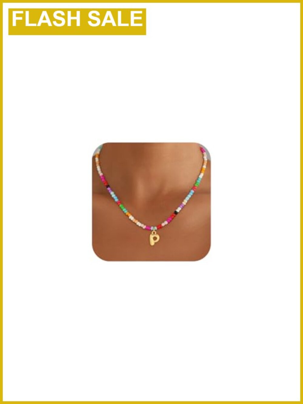 18k Gold Plated Initial Heart Necklace Link Chain 16+2" Choker